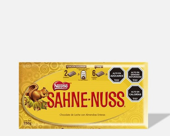 Sahne Nuss Chocolate 250gr