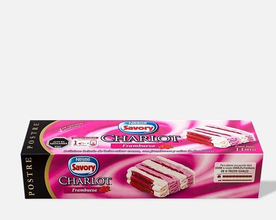 Savory Charlot Choc blanco Frambueza 1lt