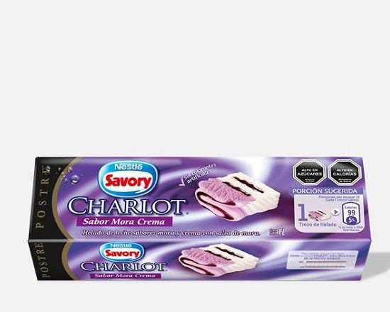 Savory Charlot Mora Crema 1lt