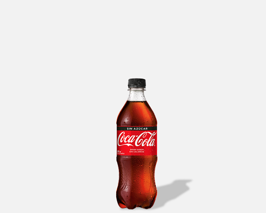 Cocacola Zero desechable 591cc